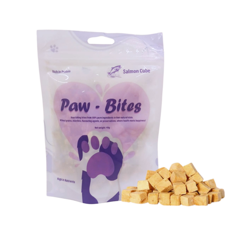 paw-bites Salmon cube 40g