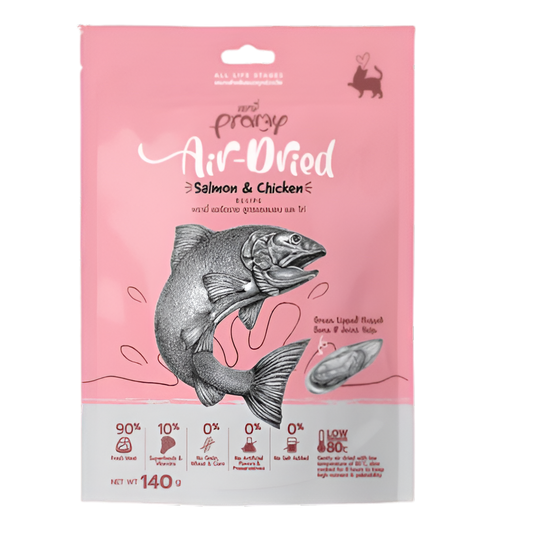 pramy Air Dried Salmon & Chicken Air Dried Recipe 140G