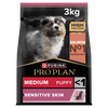 Purina Pro Plan Medium Puppy, Sensitive Skin, Dry Dog food with Salmon, 3 kg