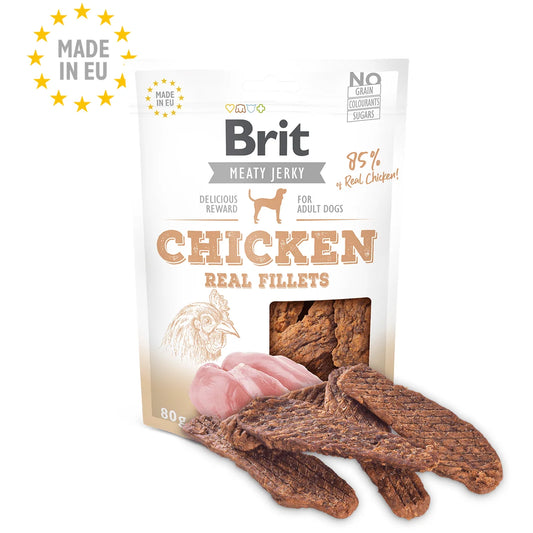 Brit Jerky-Chicken Fillets 80g