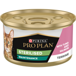 Purina Pro Plan Sterilized Maintenance Adult Wet Cat Food, Salmon & Turkey 24x85g