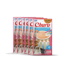Churu Salmon Recipe with Scallop Flavors 14 g x 4 tubes x6 packs